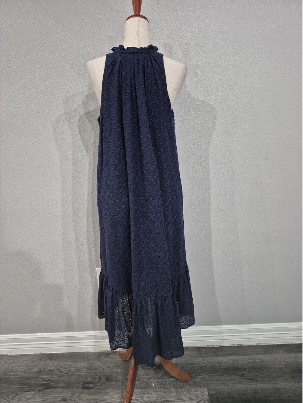 Heidi Klein Blue Maxi Dress Size Medium - Picture 2 of 6